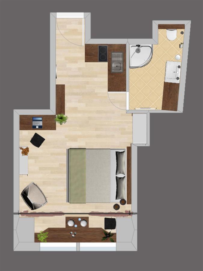 ⭑ Comfy Vip Studio In The Center With Netflix Brno Ngoại thất bức ảnh